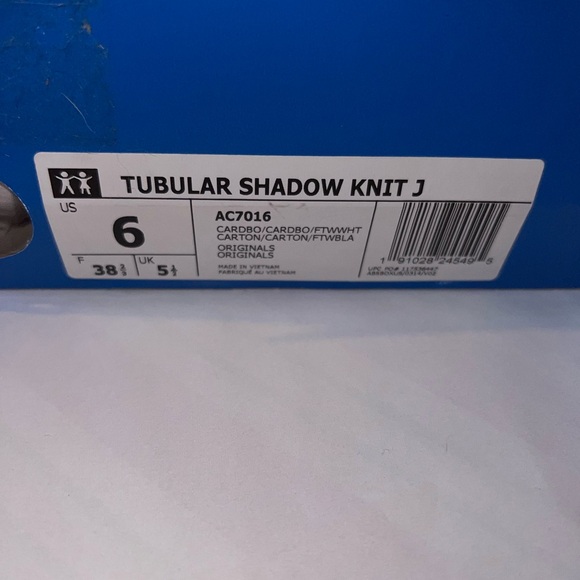 New Adidas Tubular Shadow Knit Sneaker in Beige Sand - Picture 5 of 5